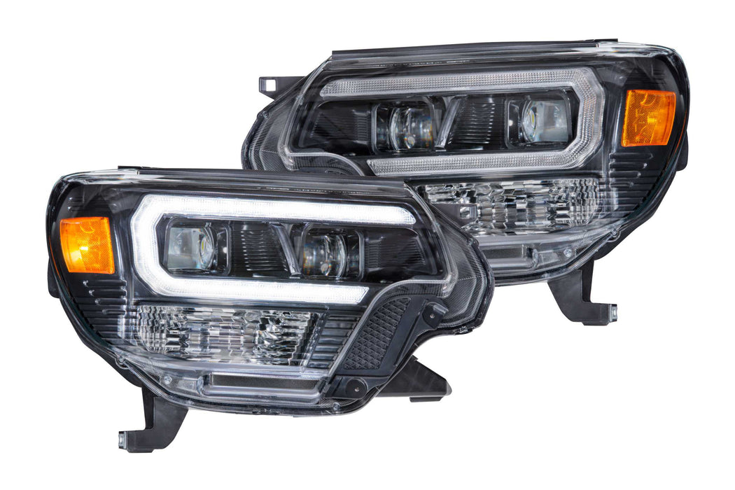 XB Hybrid LED Headlights for 2012 - 2015 Tacoma (Pair / ASM / DRL)